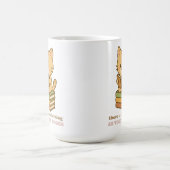 本が多すぎることはない 猫 コーヒーマグカップ (中央)