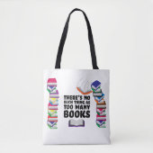 本が多過ぎるほどあるまい トートバッグ (正面)