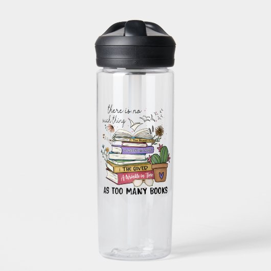本が多過ぎるようなことは無い ウォーターボトル (正面)