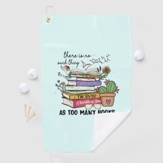 本が多過ぎるようなことは無い ゴルフタオル (インサイチュ)