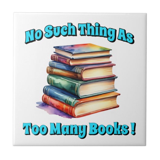 本が多過ぎるようなことは無い タイル (正面)