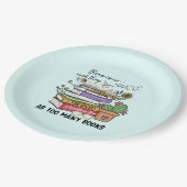 本が多過ぎるようなことは無い ペーパープレート (アングル)