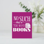 本が多過ぎるようなことは無い ポストカード (スタンド正面)