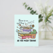 本が多過ぎるようなことは無い ポストカード (スタンド正面)