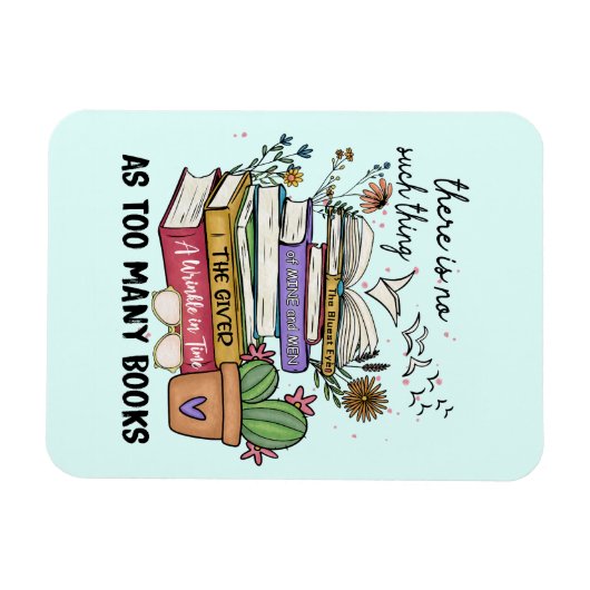 本が多過ぎるようなことは無い マグネット (横)