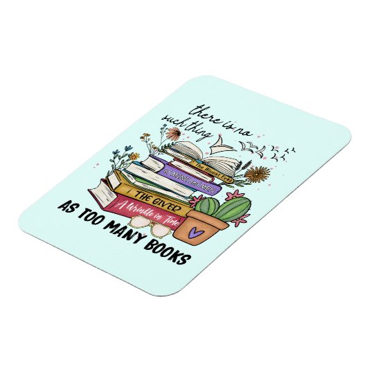 本が多過ぎるようなことは無い マグネット (左側)