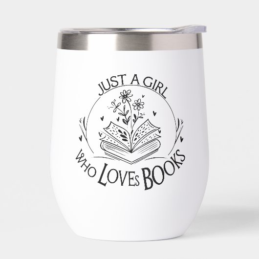 本が大好きな女の子 (左面)