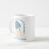 本が大好きな女の子 コーヒーマグカップ (正面左)