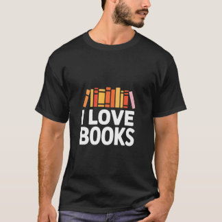 本が大好き 読書好きの本棚 Tシャツ