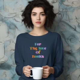 本が好きな人が読む カラフル タイポグラフィー モダン Tシャツ