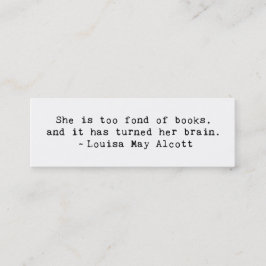 本が好き スキニー名刺