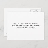 本が好き ポストカード (正面/裏面)