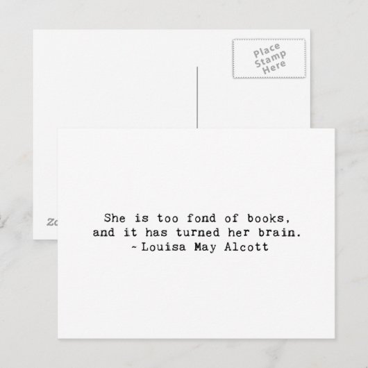 本が好き ポストカード (正面/裏面)