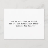 本が好き ポストカード (正面)