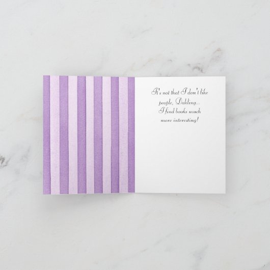 「本が欲読しい」Diva カード (内部)