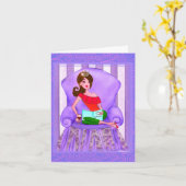 「本が欲読しい」Diva カード (黄色い花)