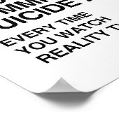 本が自殺する ポスター (角)