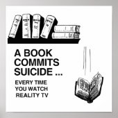 本が自殺する ポスター (正面)