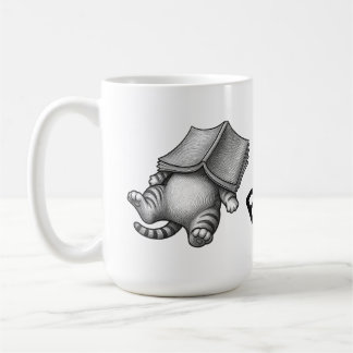 本こそが唯一のセラピー Mug | かわいい猫と本 コーヒーマグカップ