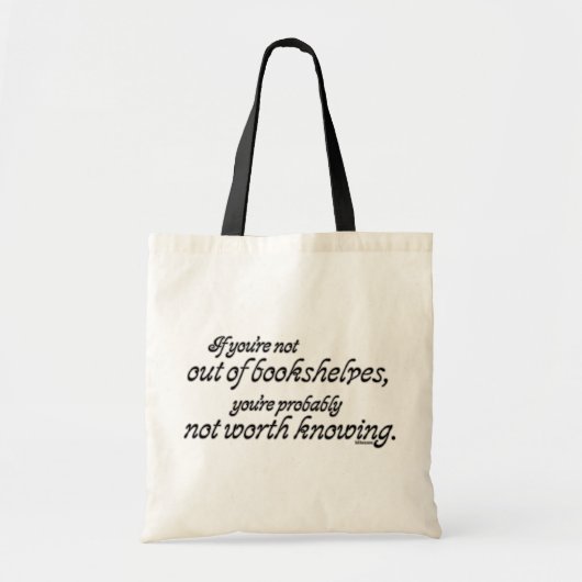 本だなから トートバッグ (正面)