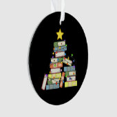 本っぽいクリスマスツリーI オーナメント (正面)