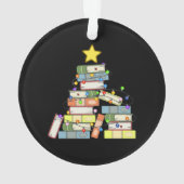 本っぽいクリスマスツリーI オーナメント (裏面)