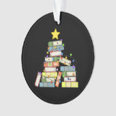 本っぽいクリスマスツリーI オーナメント (正面)