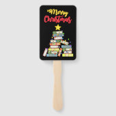 本っぽいクリスマスツリーI ハンドファン (裏面)