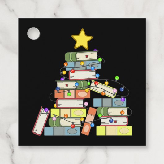 本っぽいクリスマスツリーI フェイバータグ (正面)