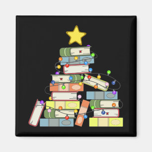 本っぽいクリスマスツリーI マグネット