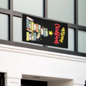 本っぽいクリスマスツリーI 横断幕 (ビルの外側)