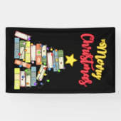 本っぽいクリスマスツリーI 横断幕 (横)