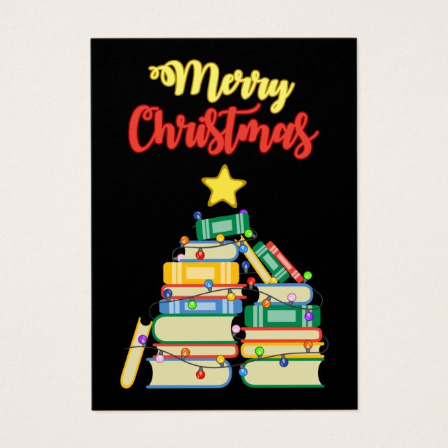 本っぽいクリスマスツリーII (正面)