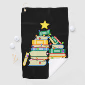 本っぽいクリスマスツリーII ゴルフタオル (インサイチュ)