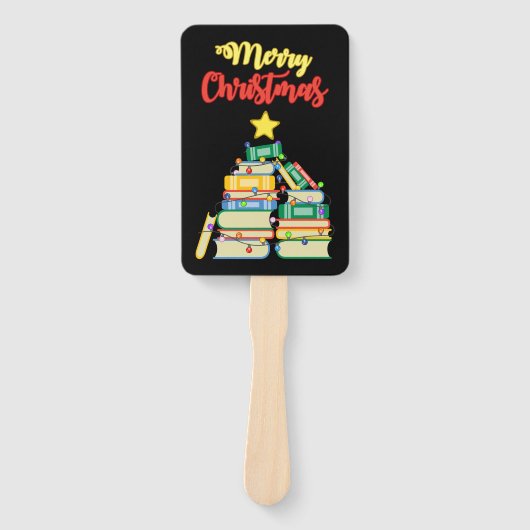 本っぽいクリスマスツリーII ハンドファン (正面)