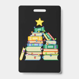 本っぽいクリスマスツリーII バッジ