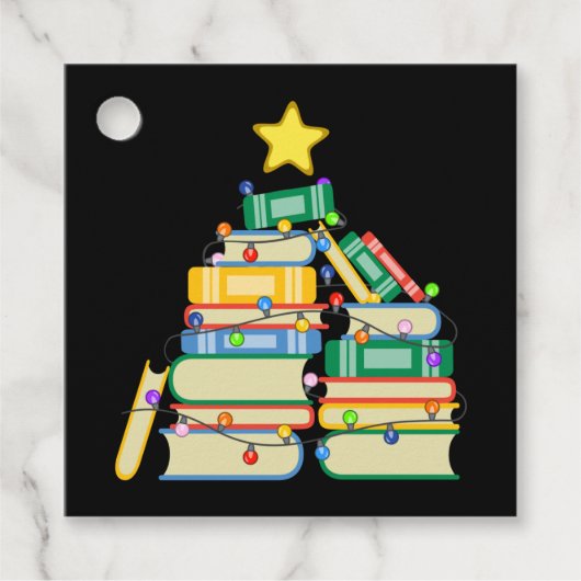 本っぽいクリスマスツリーII フェイバータグ (正面)