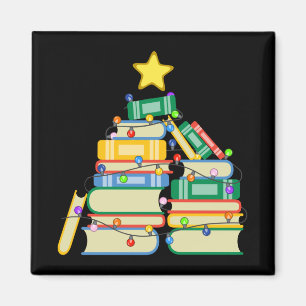 本っぽいクリスマスツリーII マグネット