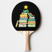 本っぽいクリスマスツリーII 卓球ラケット (裏面)