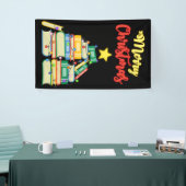 本っぽいクリスマスツリーII 横断幕 (トレードショー)