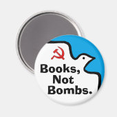 「本であって、爆弾ではない」 マグネット (正面/裏面)