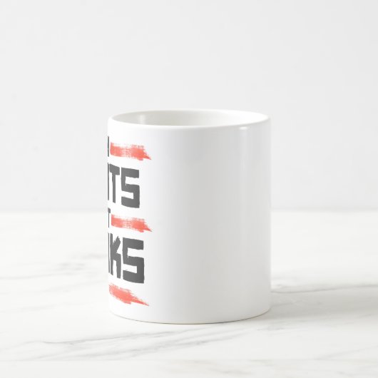 本ではない偏屈を禁止する コーヒーマグカップ (中央)