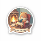 本で休止状態 – Cozy Bear シール (正面)