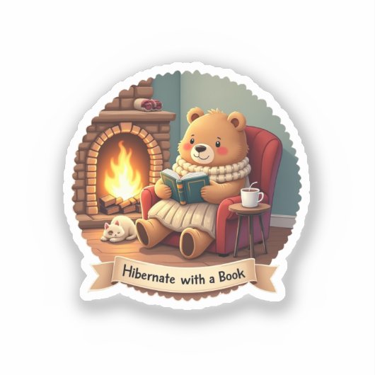 本で休止状態 – Cozy Bear シール (正面)