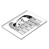 本で女の子の力を過小評価しない ノートブック (左側)