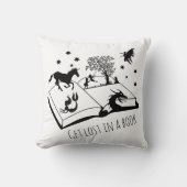 本で無くなっている得て下さい クッション (正面)