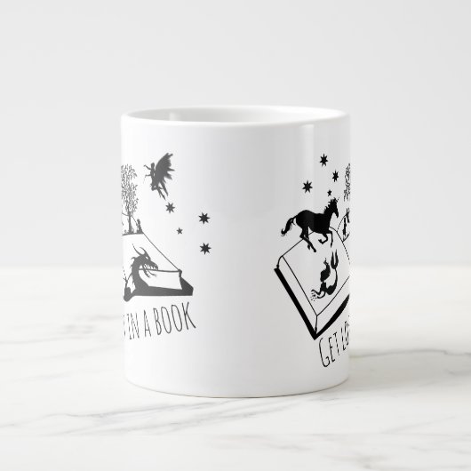 本で無くなっている得て下さい ジャンボコーヒーマグカップ (正面)