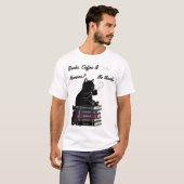 本とカフェと人間の猫嫌い: 黒猫は嫌です Tシャツ (正面フル)
