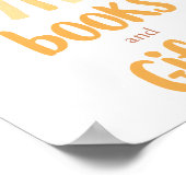 本とギフトboho明るいカラフル太陽 ポスター (角)