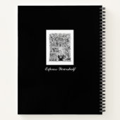 本とコーヒーカラー私ドードル2 ノートブック (裏面)